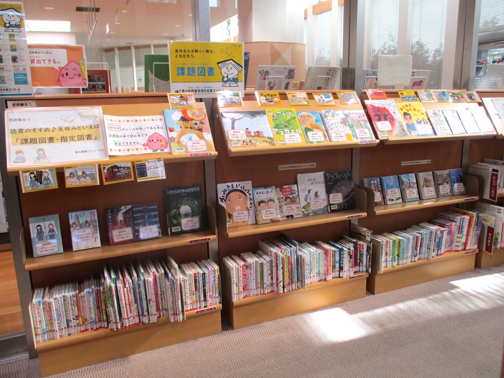 展示画像『読書のすすめ♪夏休みといえば「課題図書、指定図書」』
