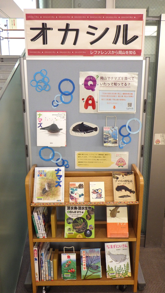 『オカシル「岡山でナマズを食べていたって知ってる？」』展示画像１