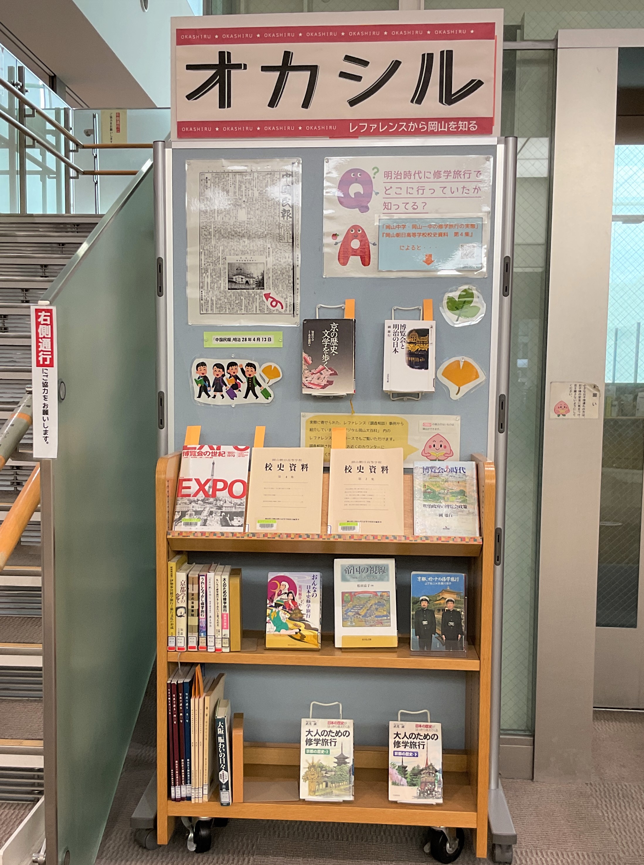 『オカシル「明治に修学旅行でどこに行っていたか、知ってる？」』展示画像１