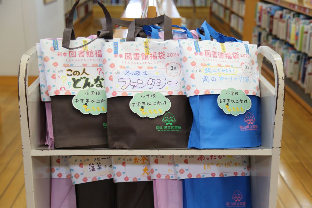 「新春図書館福袋 ２０２５」の様子３
