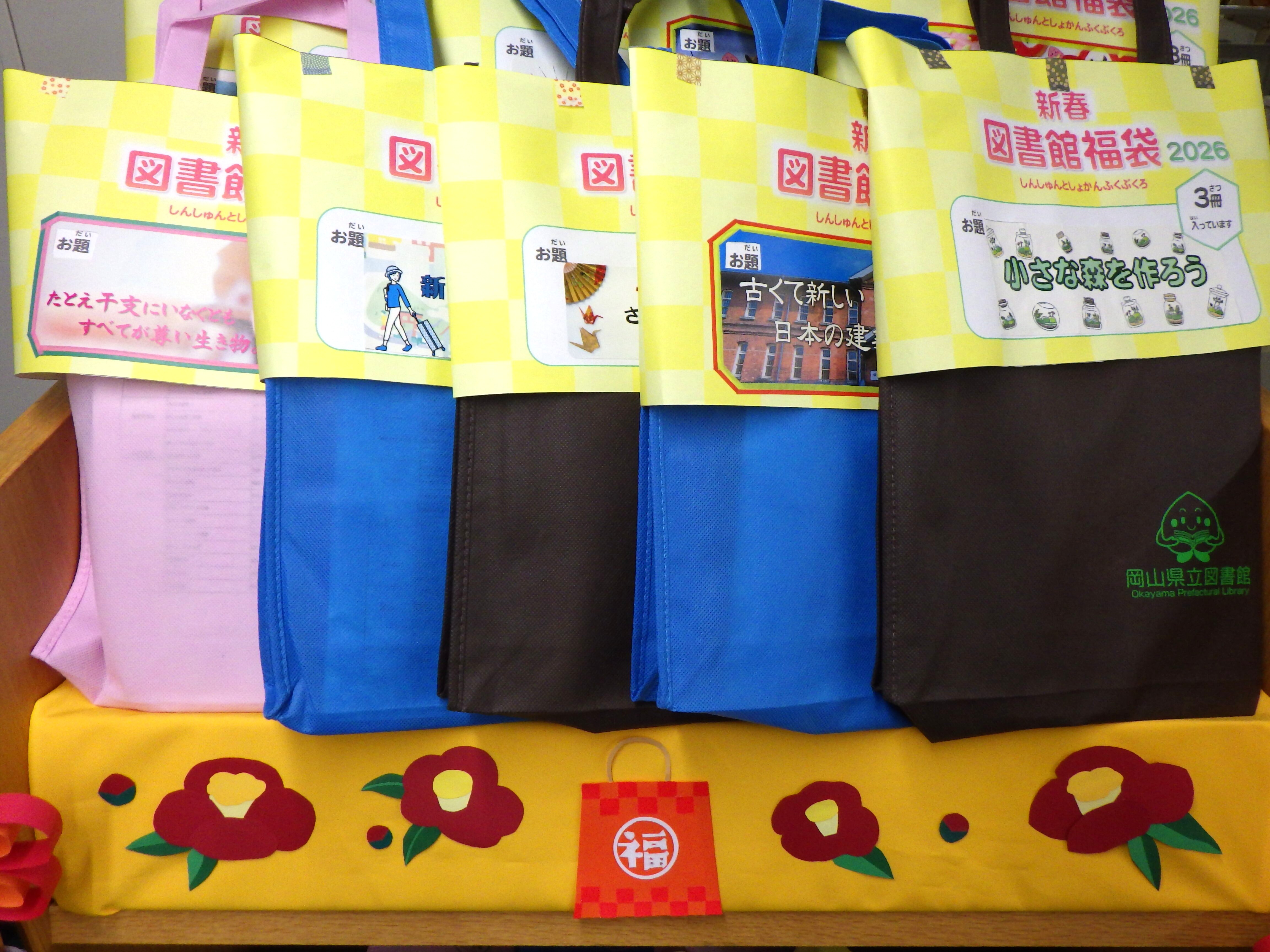 「新春図書館福袋 ２０２６」の様子２