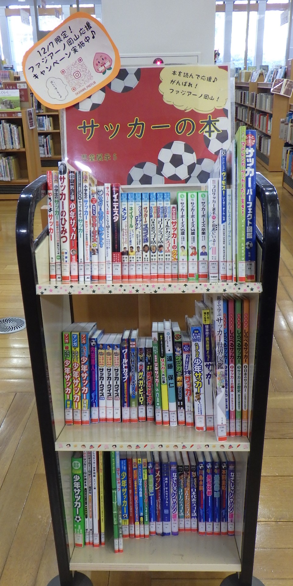 『サッカーの本』展示画像
