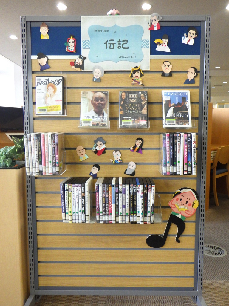 「伝記」展示画像