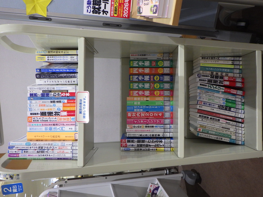「就活、スタート！」展示画像２