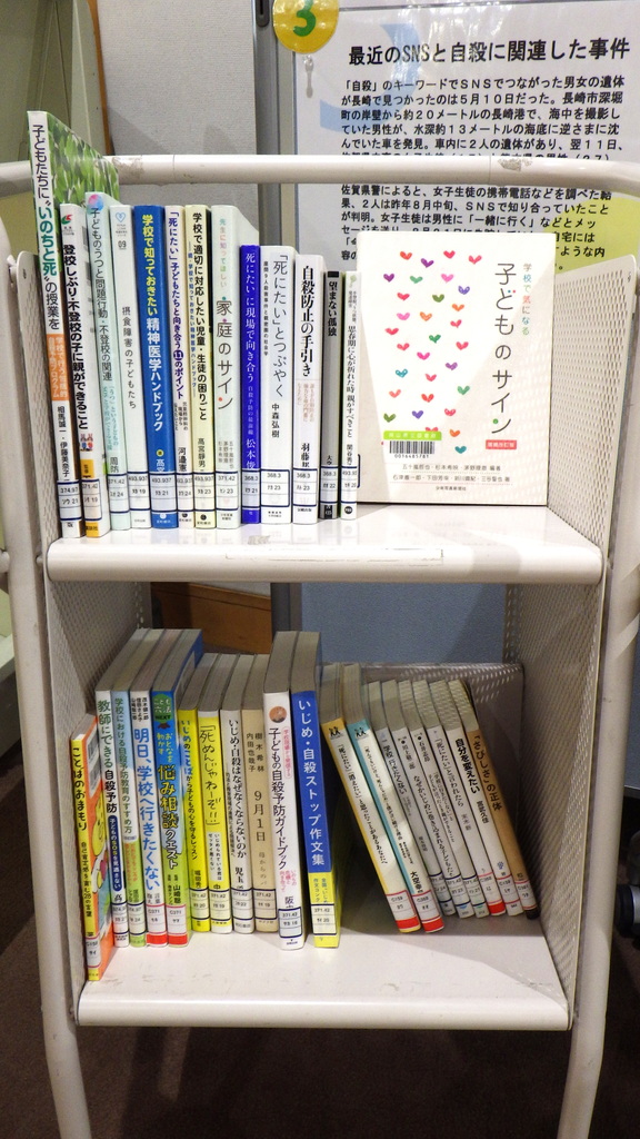 「SNS時代の子ども・若者のSOSを逃さない」展示画像２
