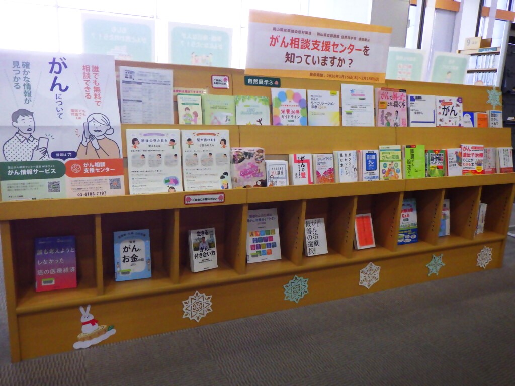 「がん相談支援センターを知っていますか？」展示画像