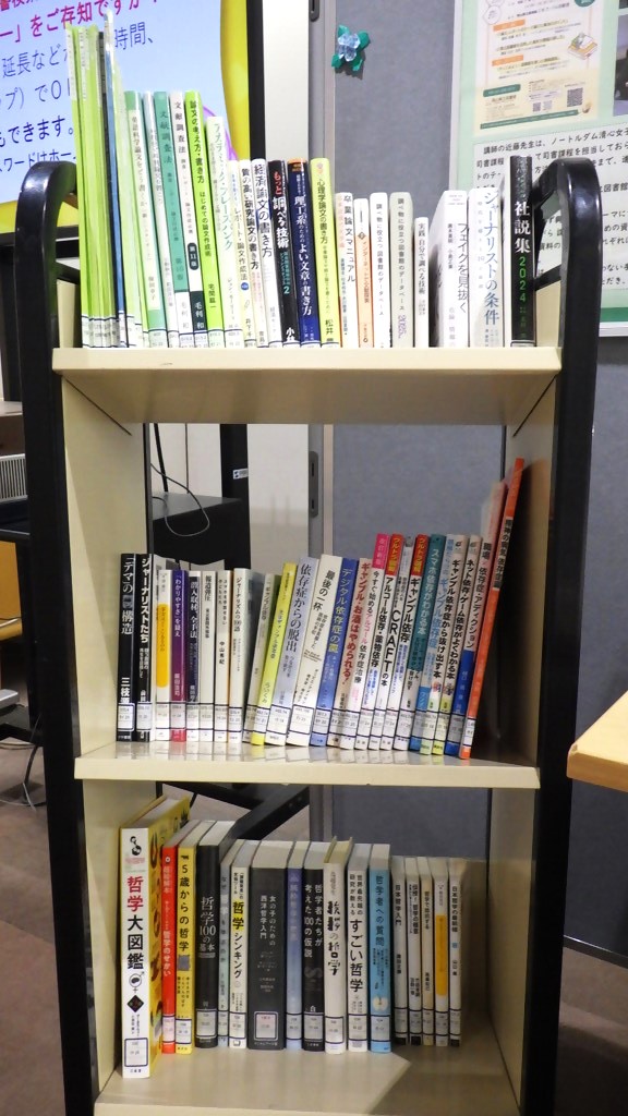 「令和７年度県立図書館　とことん活用講座を振り返って」展示画像２