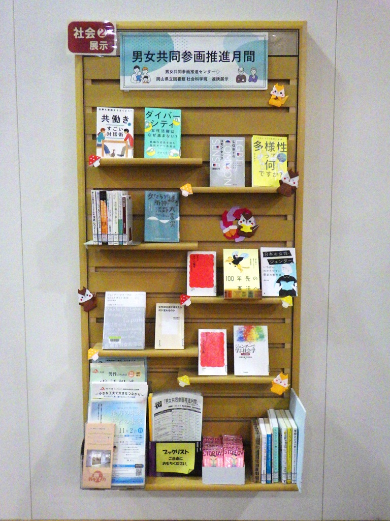 「男女共同参画推進月間」展示画像１