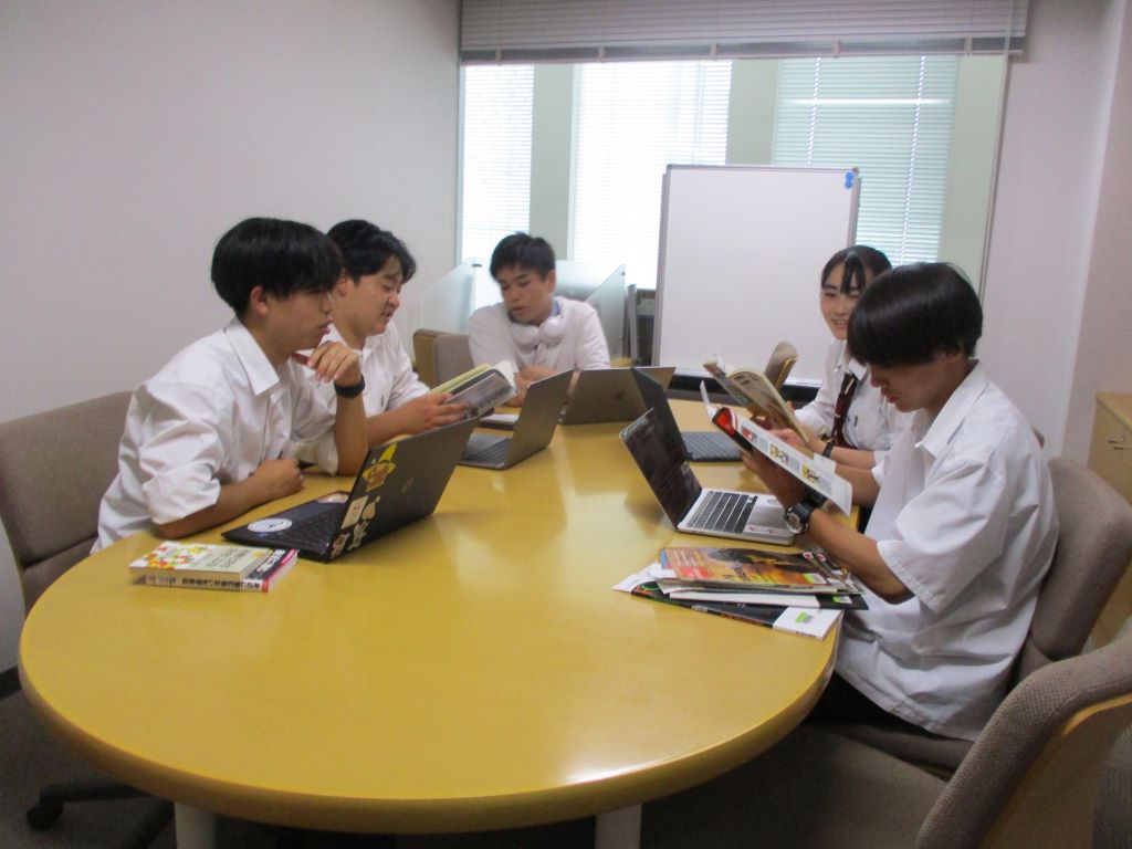グループ研究室の利用の様子